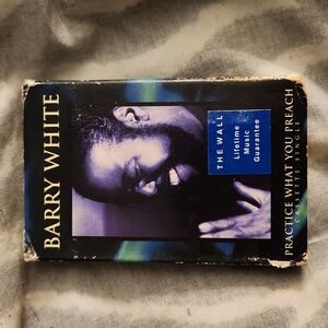 VINTAGE BARRY WHITE - PRACTICE WHAT YOU PREACH CASSETTE SINGLE
